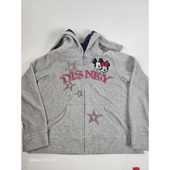 MICKEY MOUSE & MINNIE, Fleece Full Zip,  Split hood/Donald & Goofy, Disney szL - Picture 1 of 11